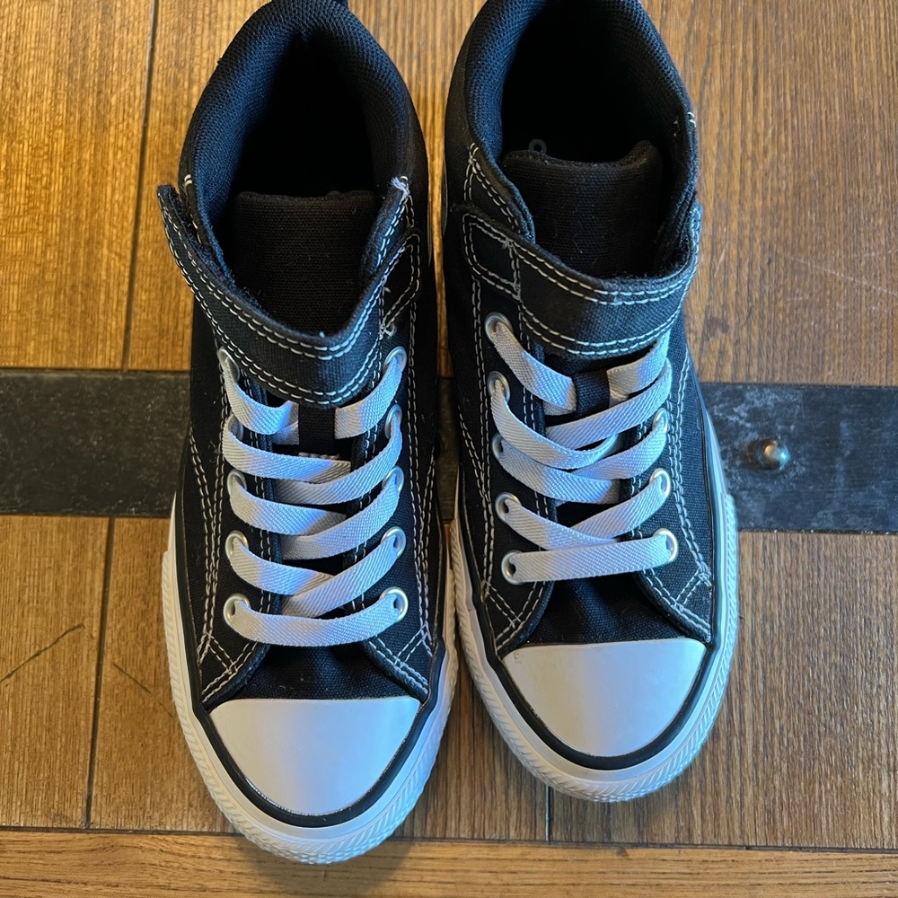 Converse Black and White High-Top Sneakers